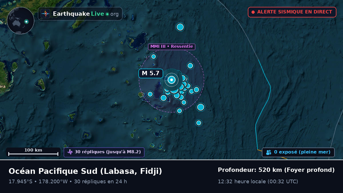 Océan Pacifique Sud (Fidji)