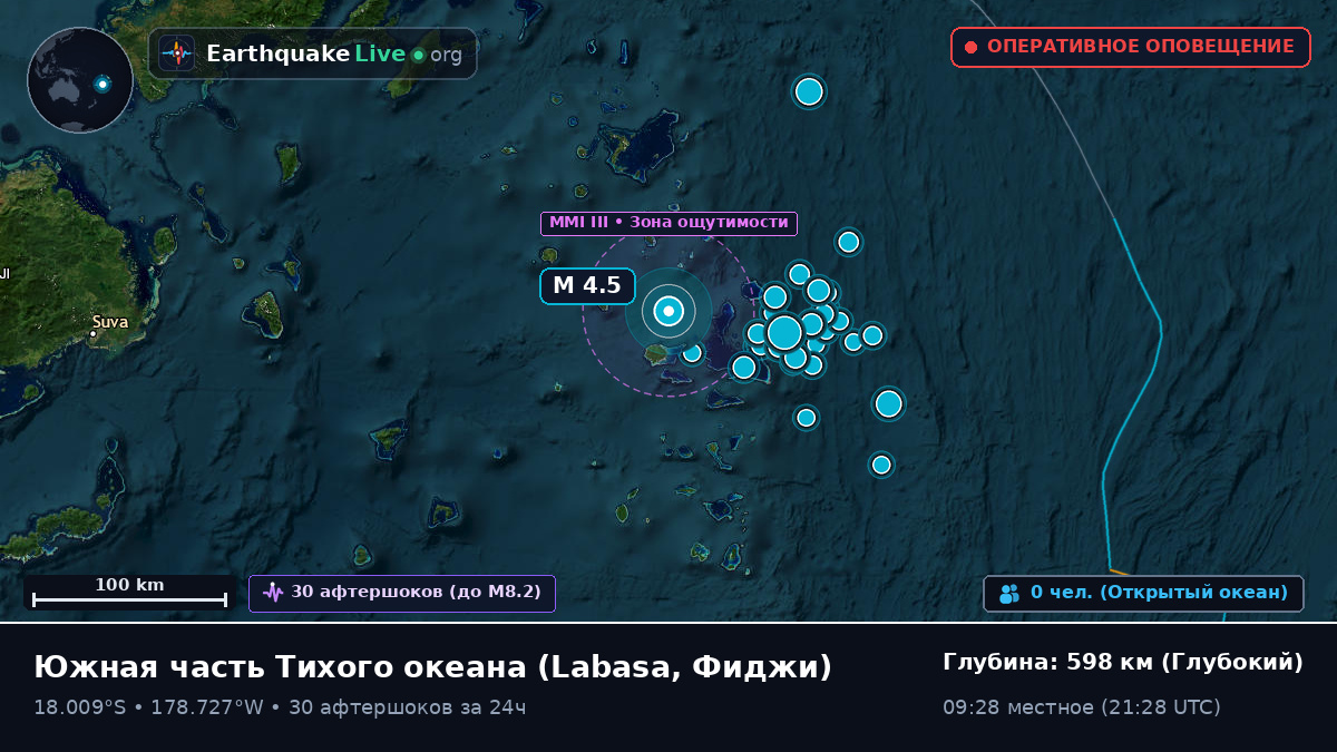 Южная часть Тихого океана (Фиджи)