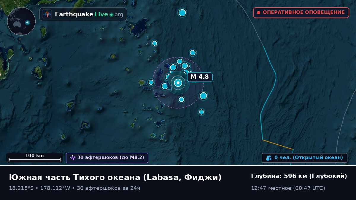 Южная часть Тихого океана (Фиджи)