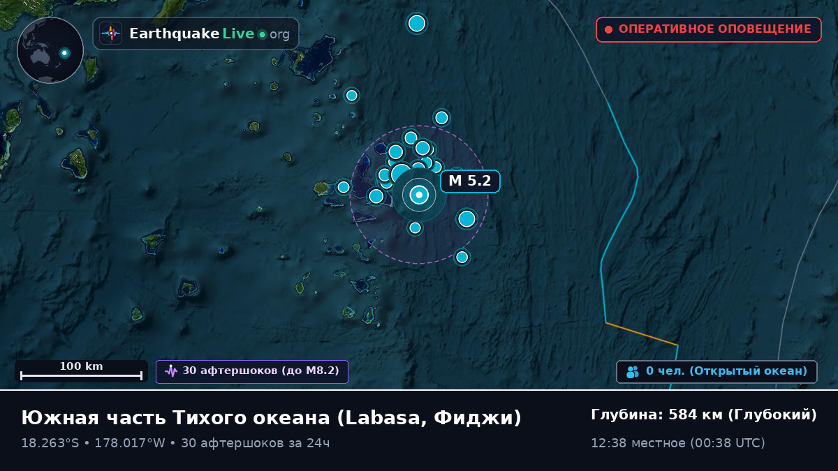 Южная часть Тихого океана (Фиджи)