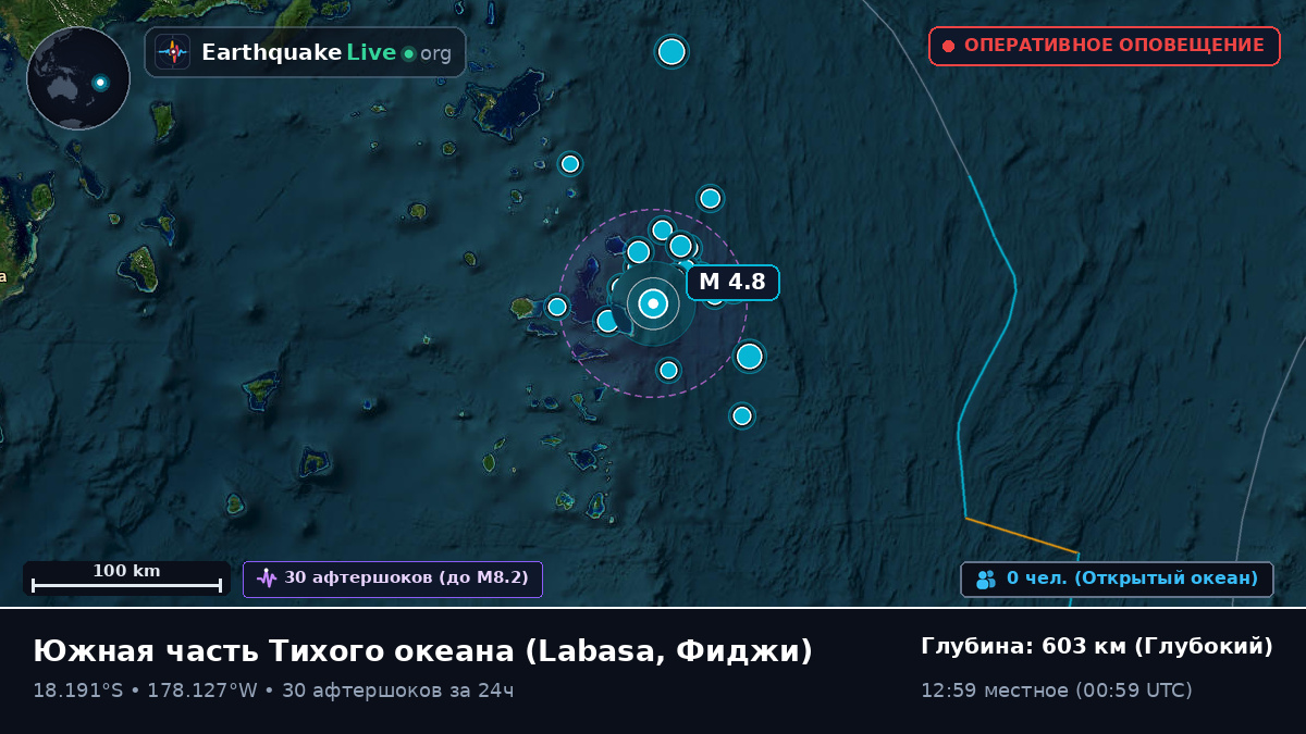 Южная часть Тихого океана (Фиджи)