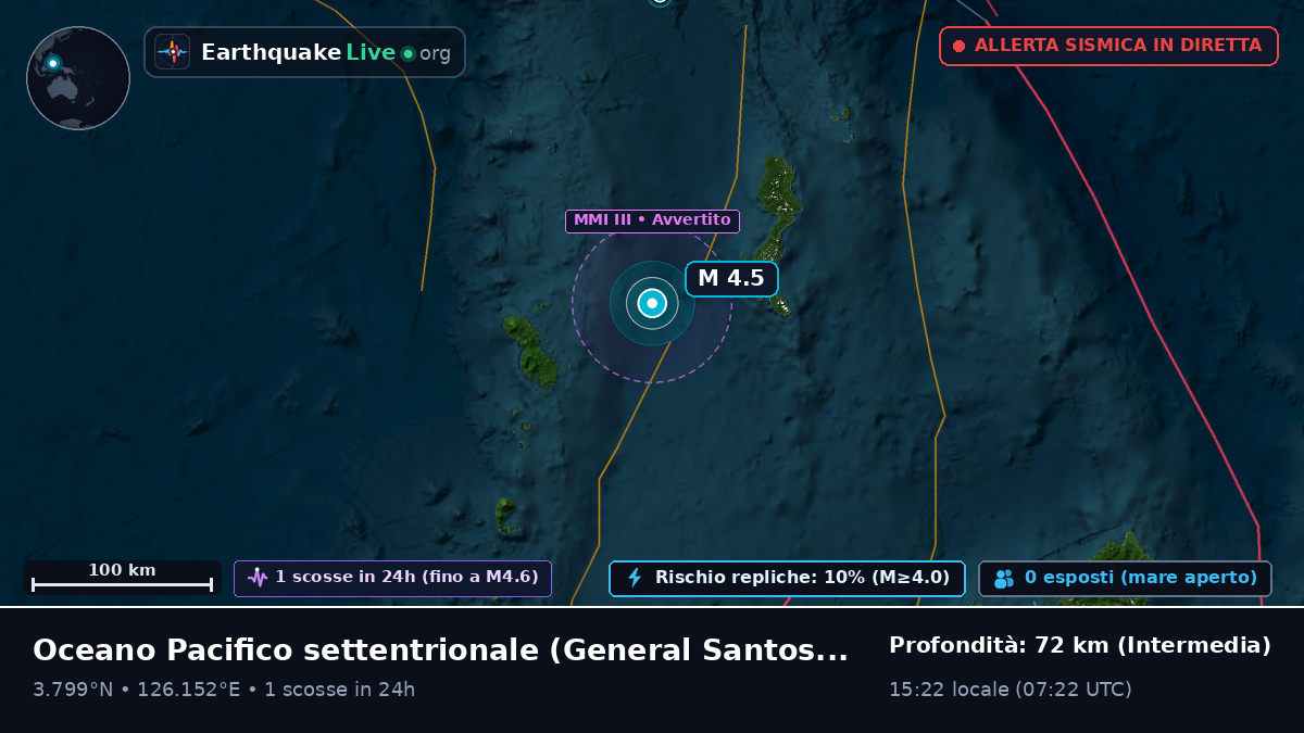 Oceano Pacifico settentrionale (Filippine)