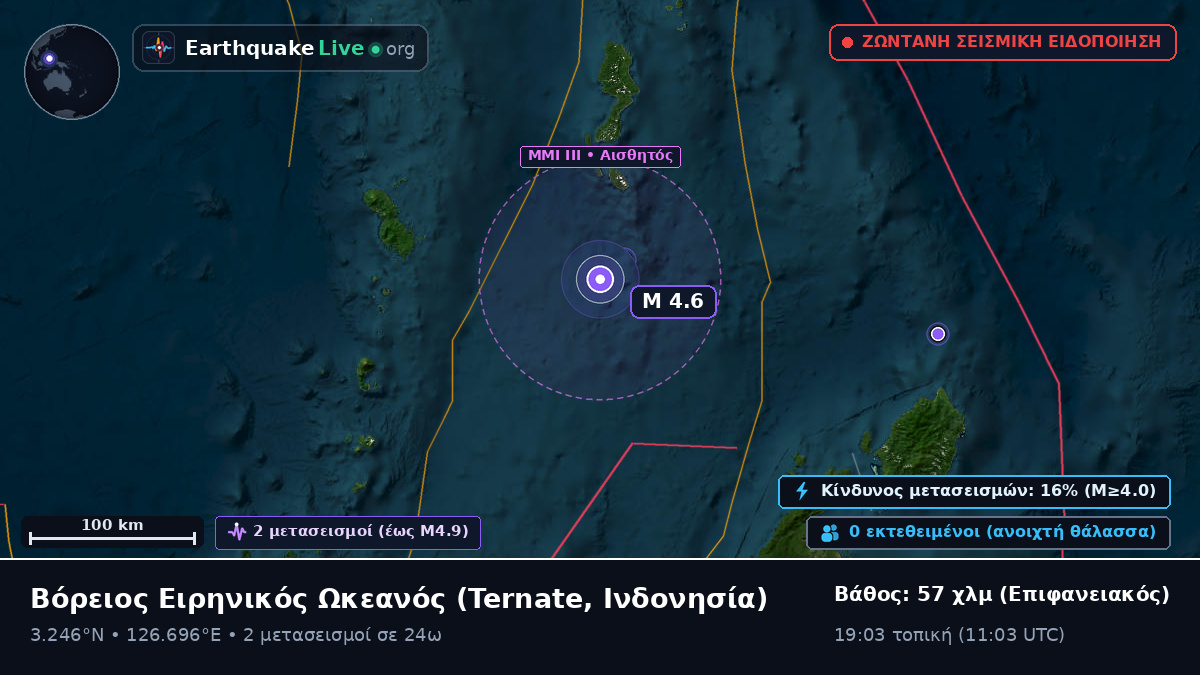 Βόρειος Ειρηνικός Ωκεανός (Ινδονησία)