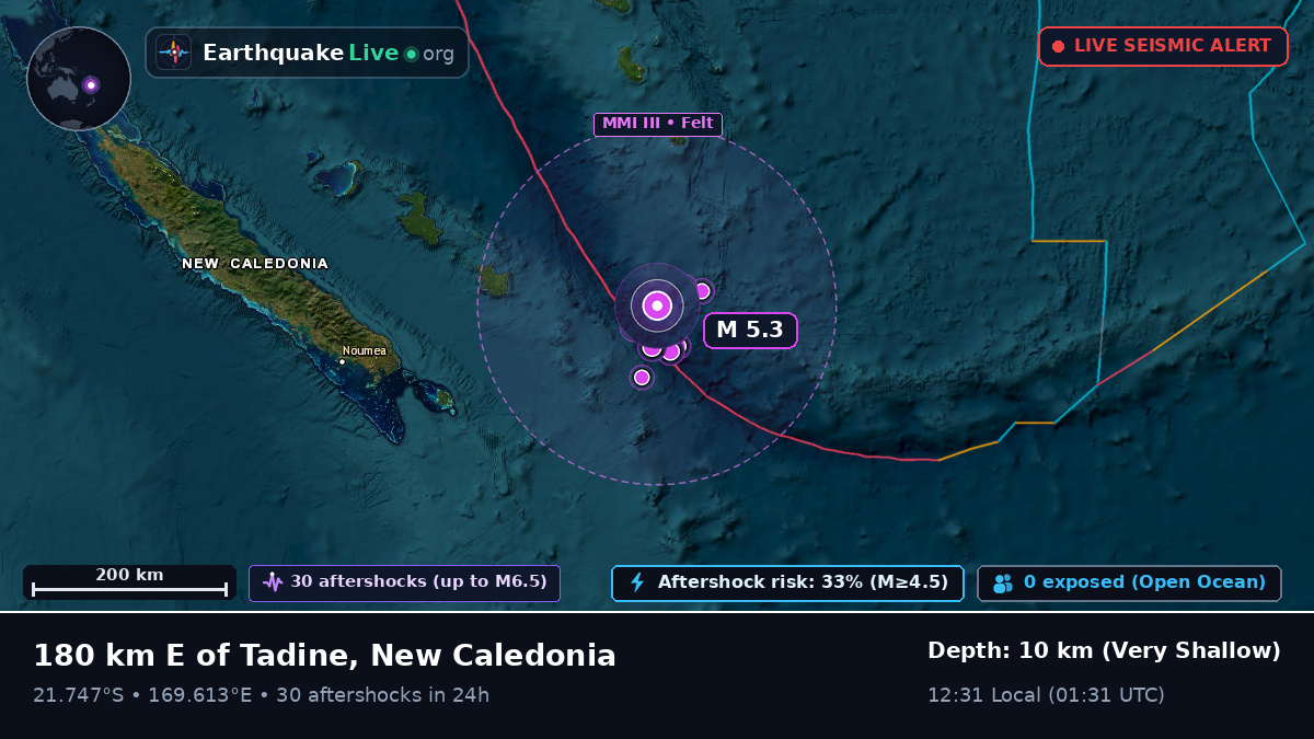 South Pacific Ocean (New Caledonia)