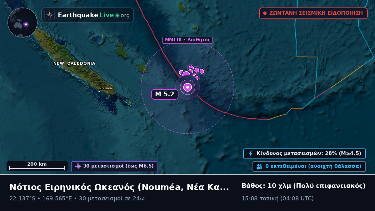 Νότιος Ειρηνικός Ωκεανός (Νέα Καληδονία)
