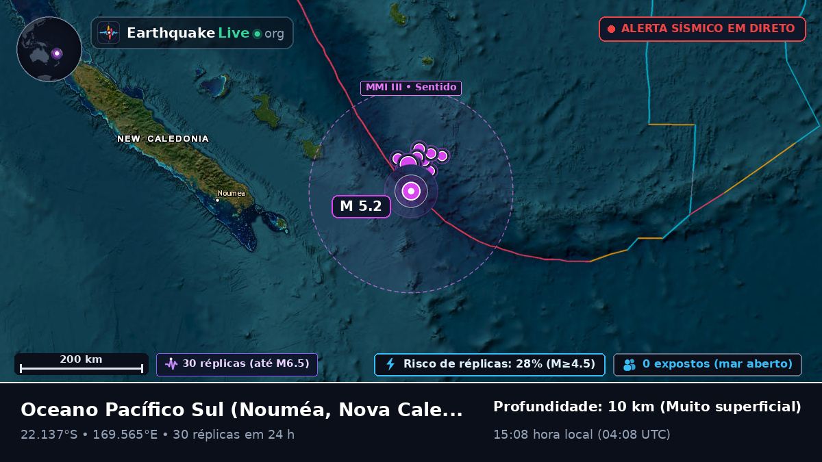 Oceano Pacífico Sul (Nova Caledónia)