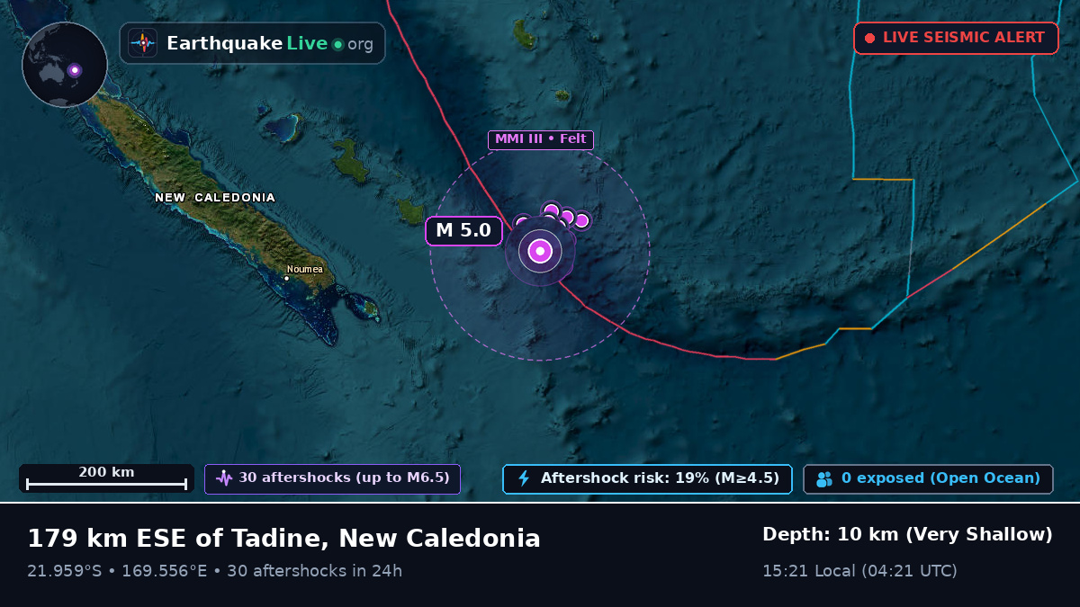 South Pacific Ocean (New Caledonia)