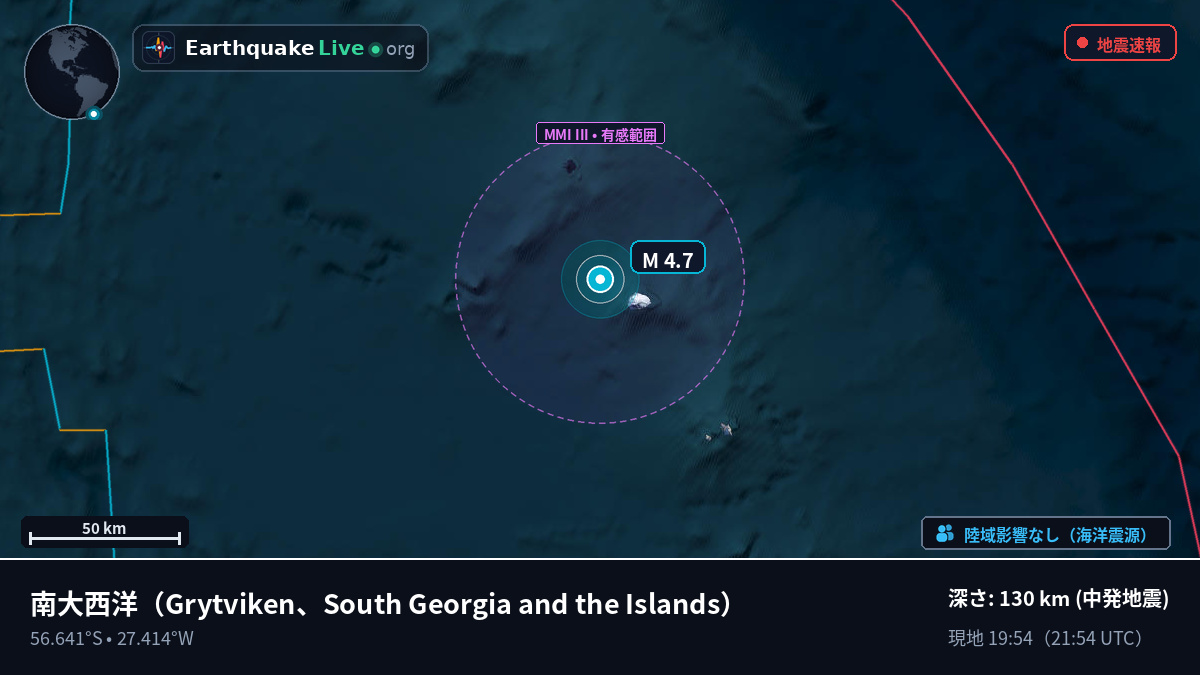 南大西洋 (South Georgia and the Islands)