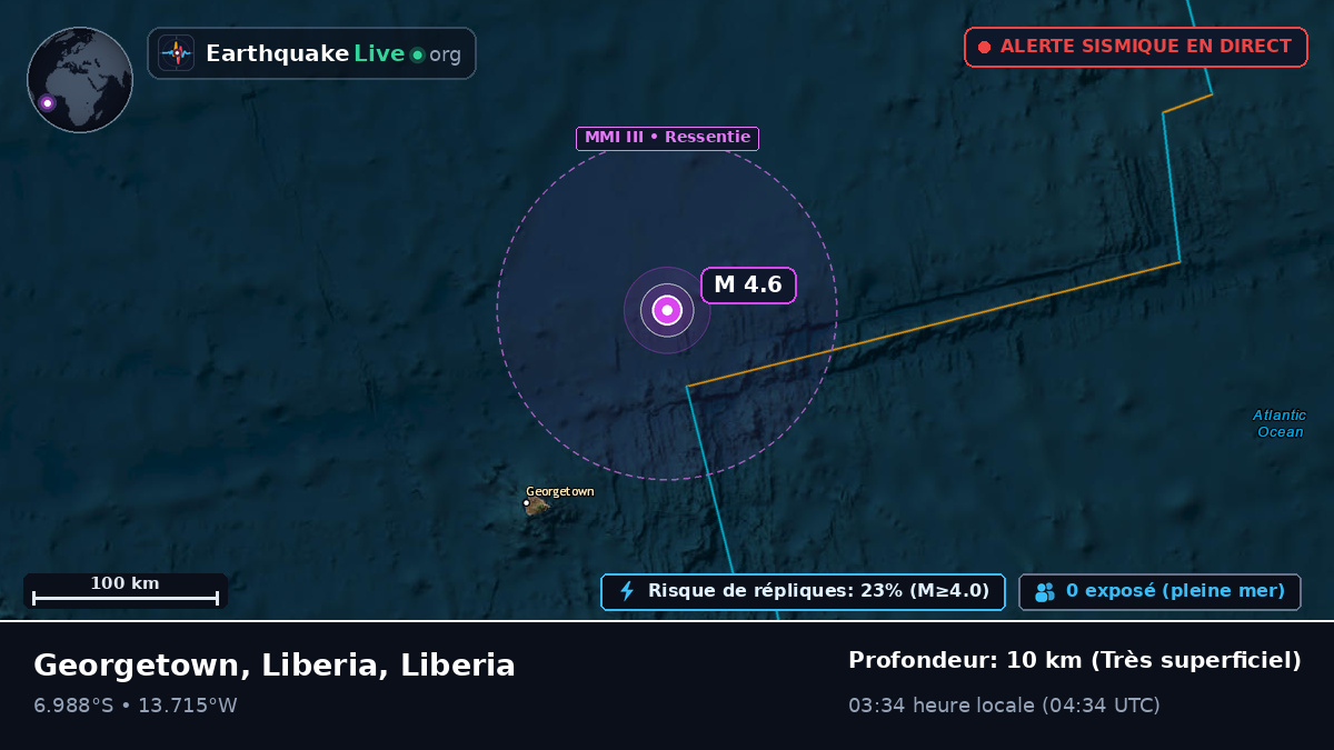 Océan Atlantique Sud (Liberia)