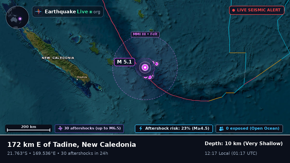 South Pacific Ocean (New Caledonia)