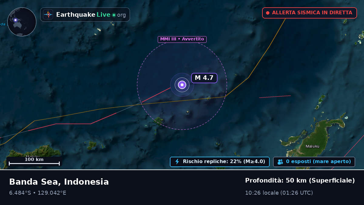 Mare di Banda (Indonesia)