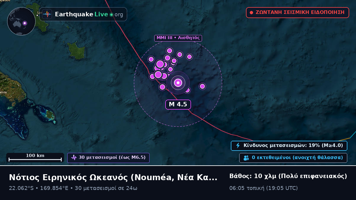 Νότιος Ειρηνικός Ωκεανός (Νέα Καληδονία)