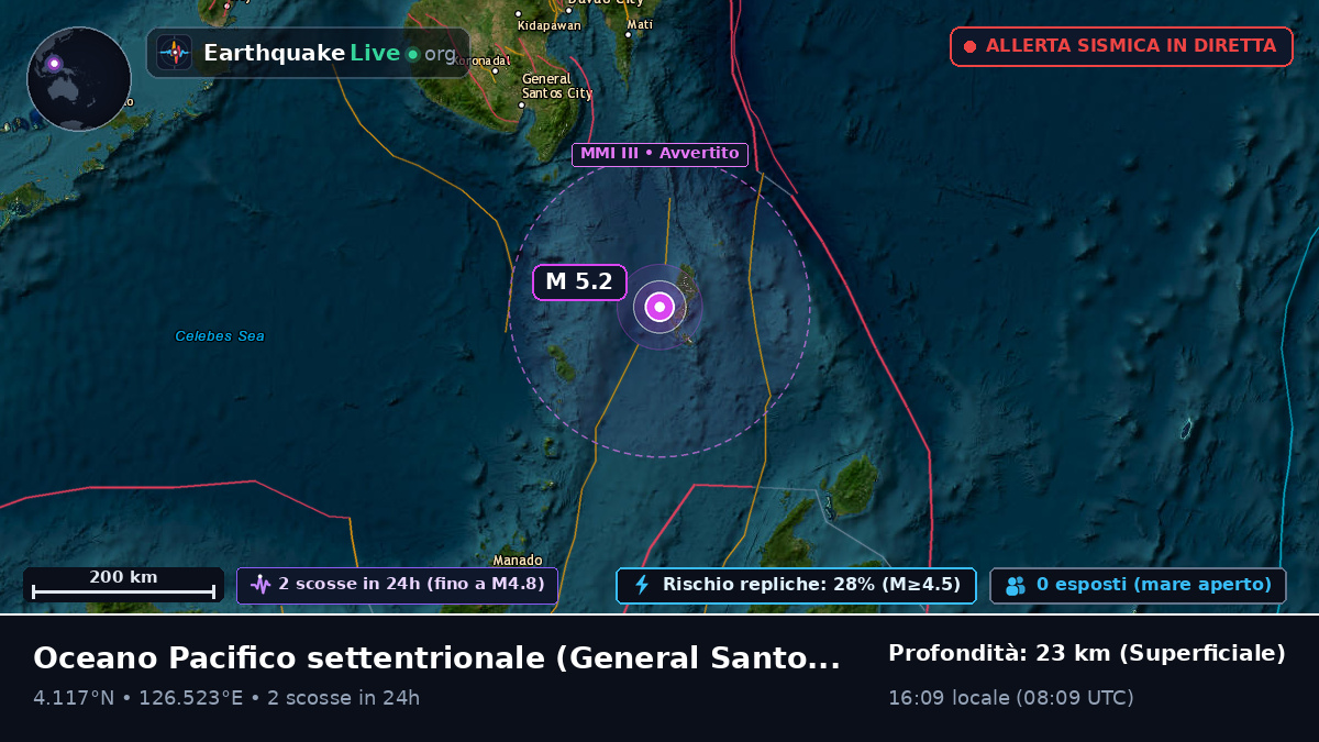 Oceano Pacifico settentrionale (Filippine)