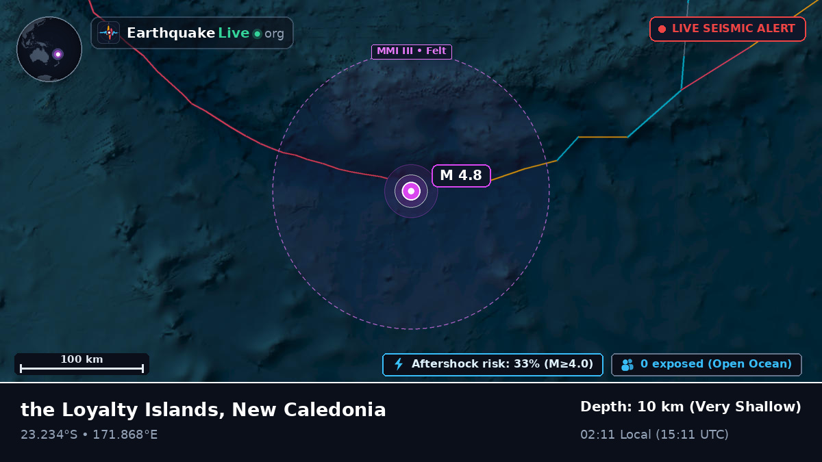 South Pacific Ocean (New Caledonia)