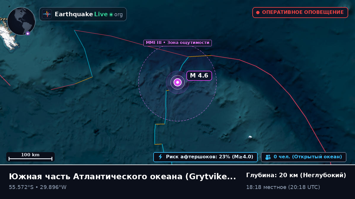 Южная часть Атлантического океана (South Georgia and the Islands)
