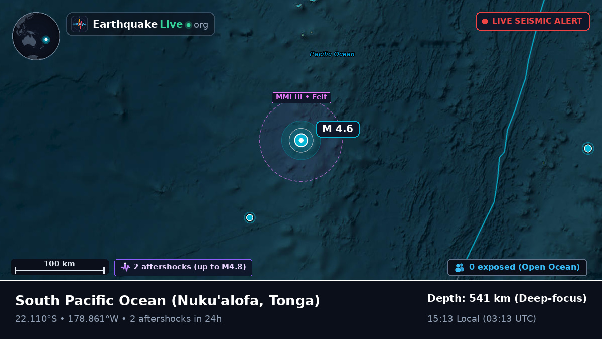 South Pacific Ocean (Tonga)