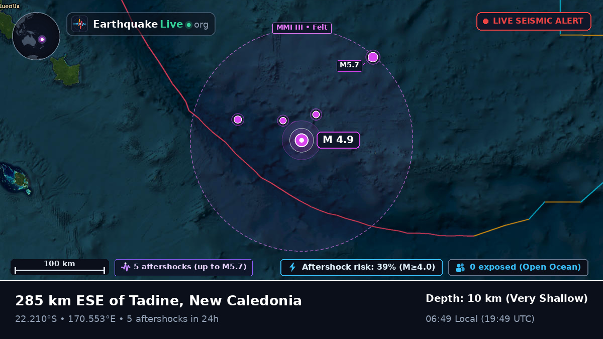 South Pacific Ocean (New Caledonia)