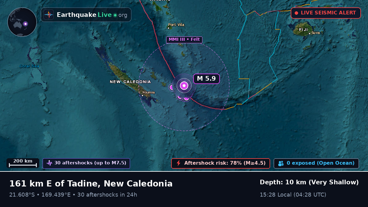 South Pacific Ocean (New Caledonia)