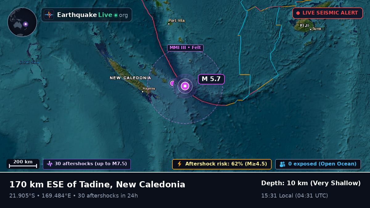 South Pacific Ocean (New Caledonia)