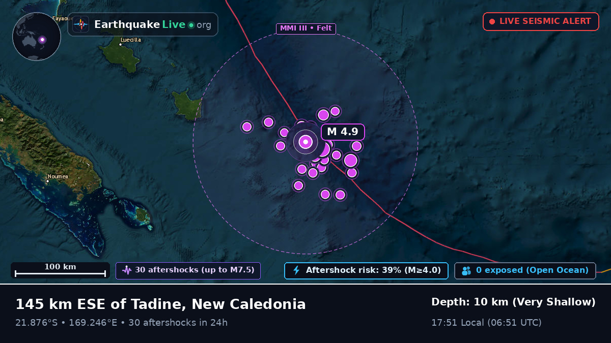 South Pacific Ocean (New Caledonia)
