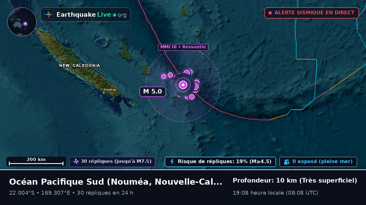 Océan Pacifique Sud (Nouvelle-Calédonie)