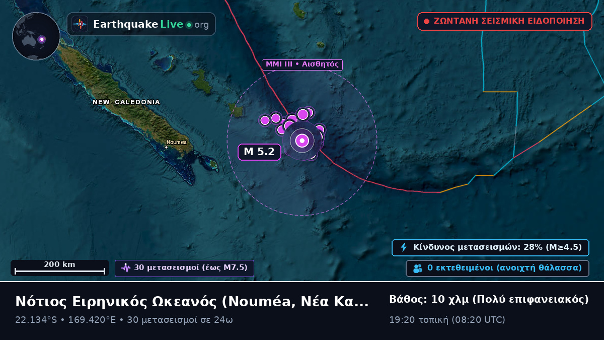 Νότιος Ειρηνικός Ωκεανός (Νέα Καληδονία)