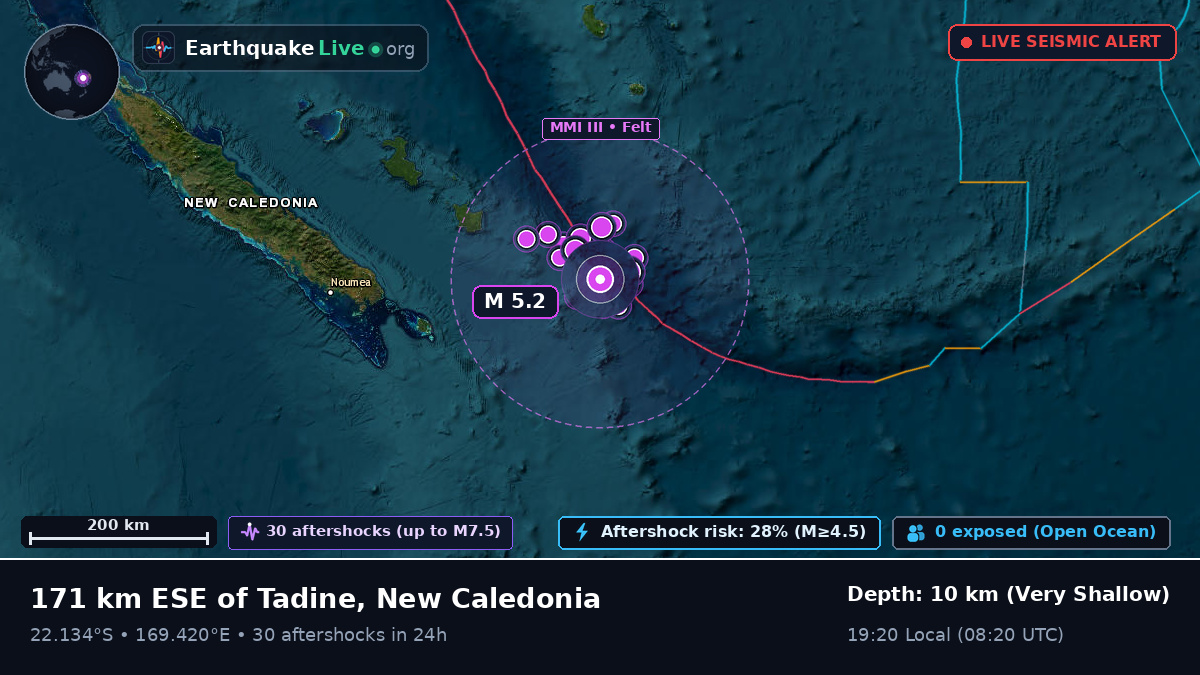 South Pacific Ocean (New Caledonia)