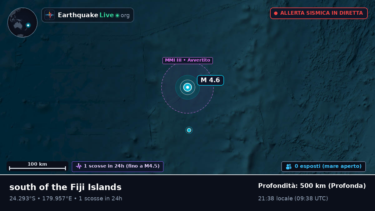 Oceano Pacifico meridionale (Kermadec Islands)