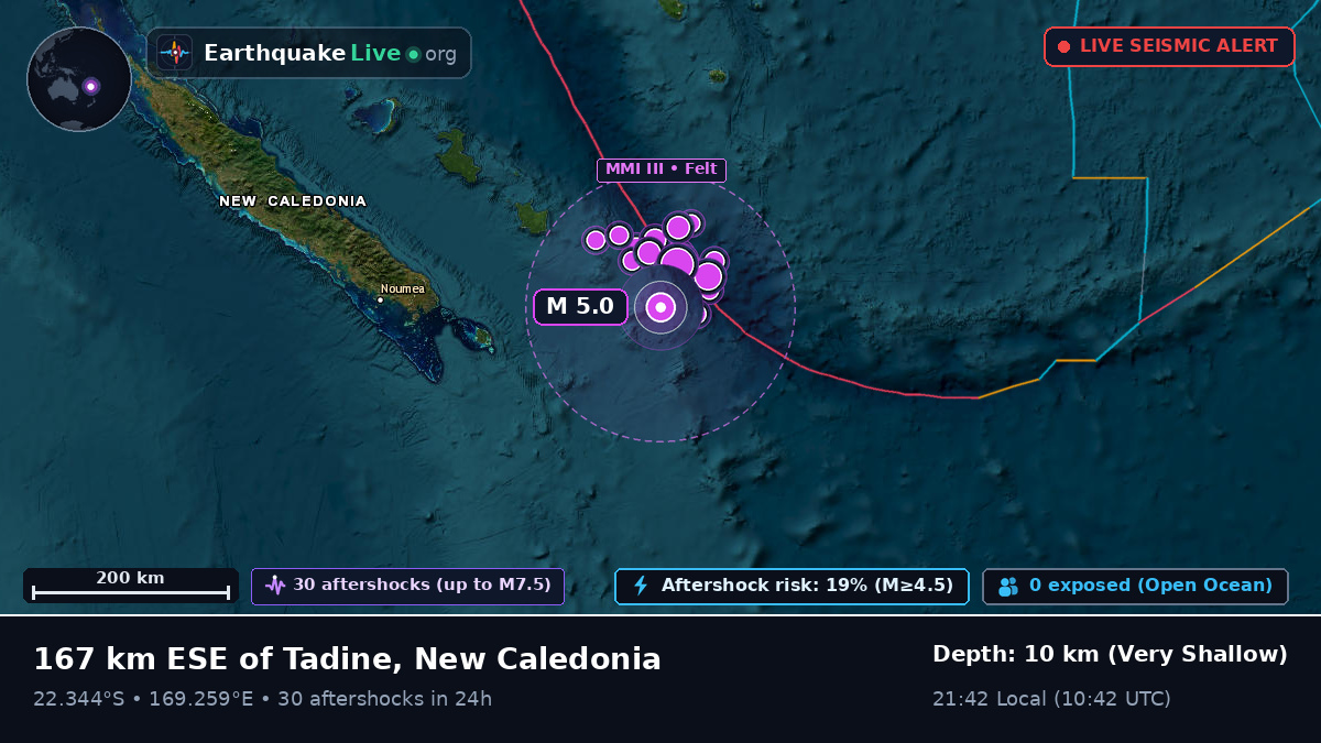 South Pacific Ocean (New Caledonia)