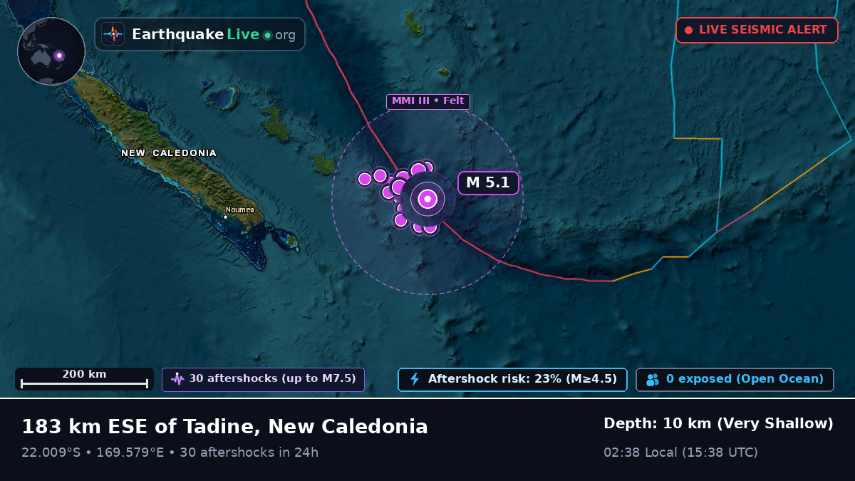 South Pacific Ocean (New Caledonia)
