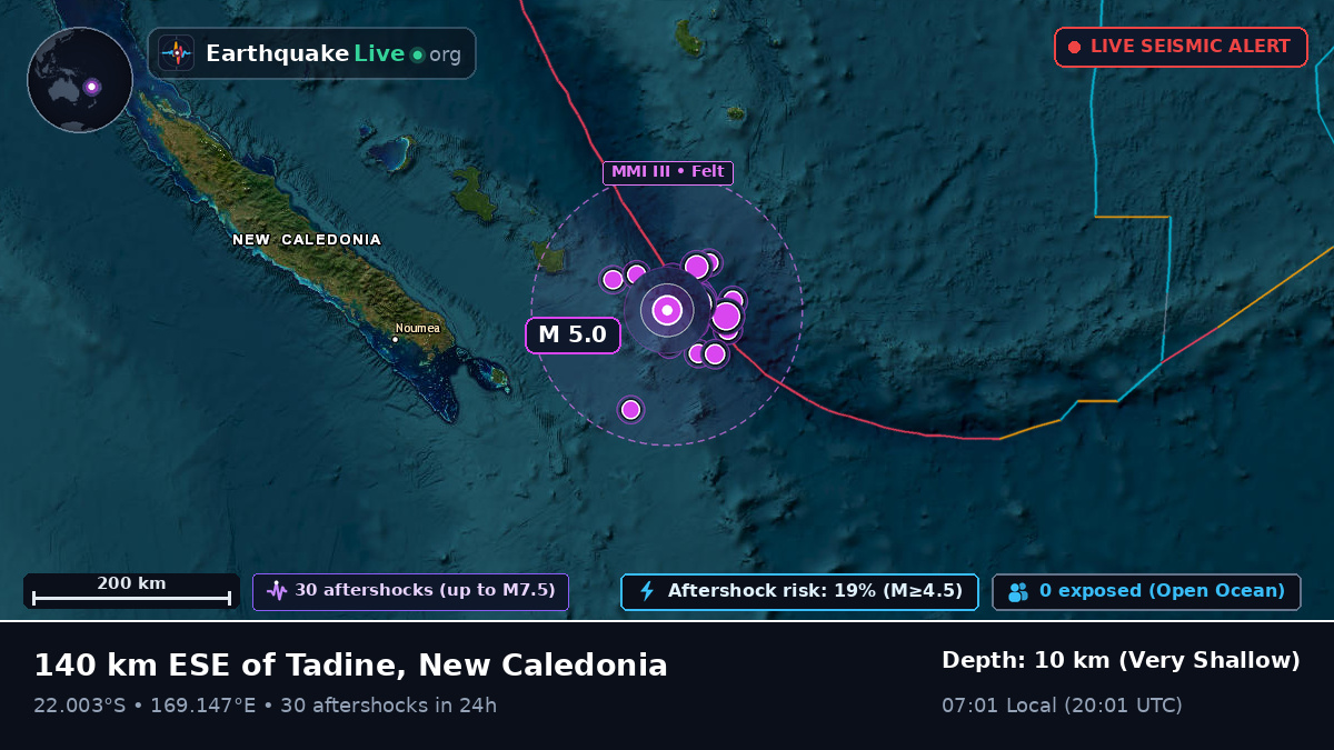 South Pacific Ocean (New Caledonia)