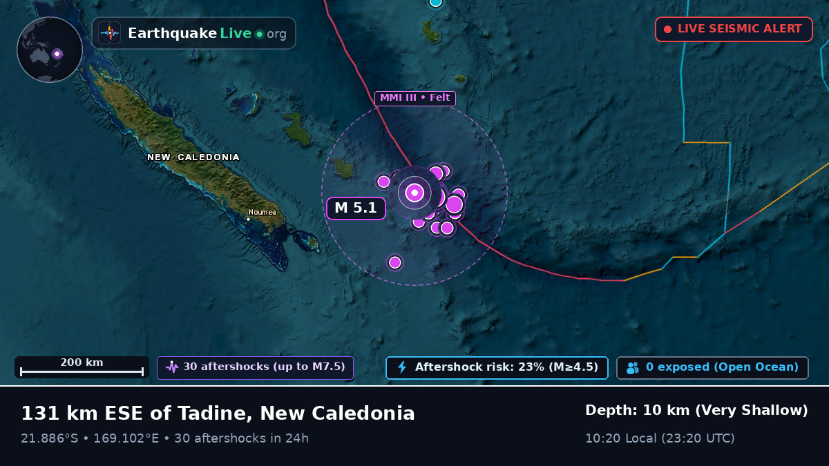 South Pacific Ocean (New Caledonia)