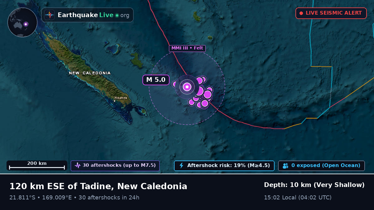 South Pacific Ocean (New Caledonia)