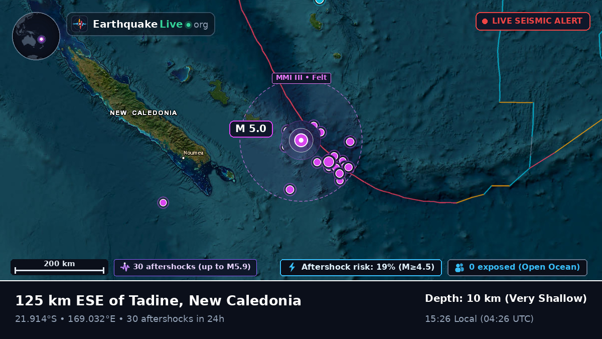 South Pacific Ocean (New Caledonia)