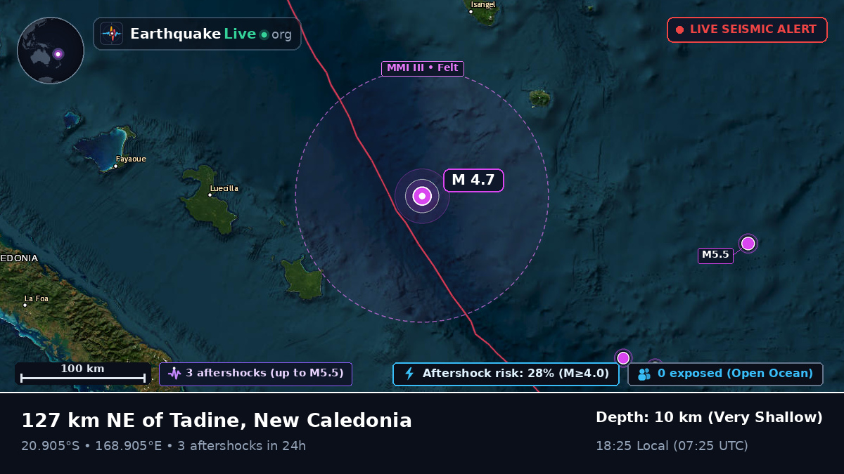 South Pacific Ocean (New Caledonia)