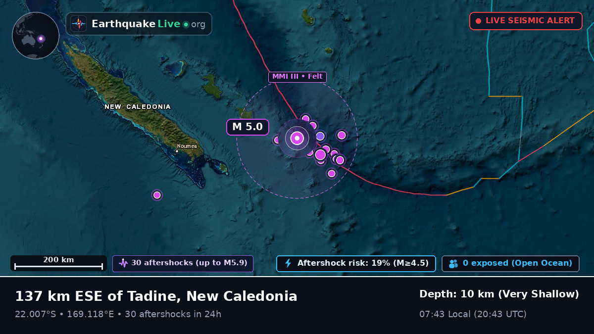 South Pacific Ocean (New Caledonia)