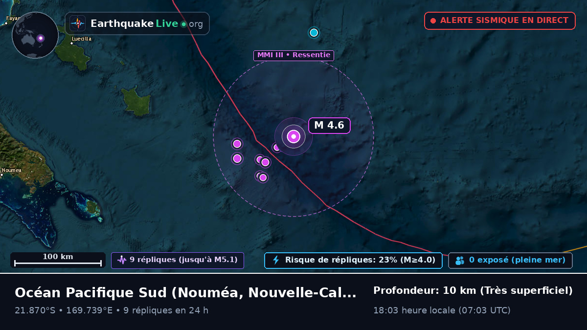 Océan Pacifique Sud (Nouvelle-Calédonie)