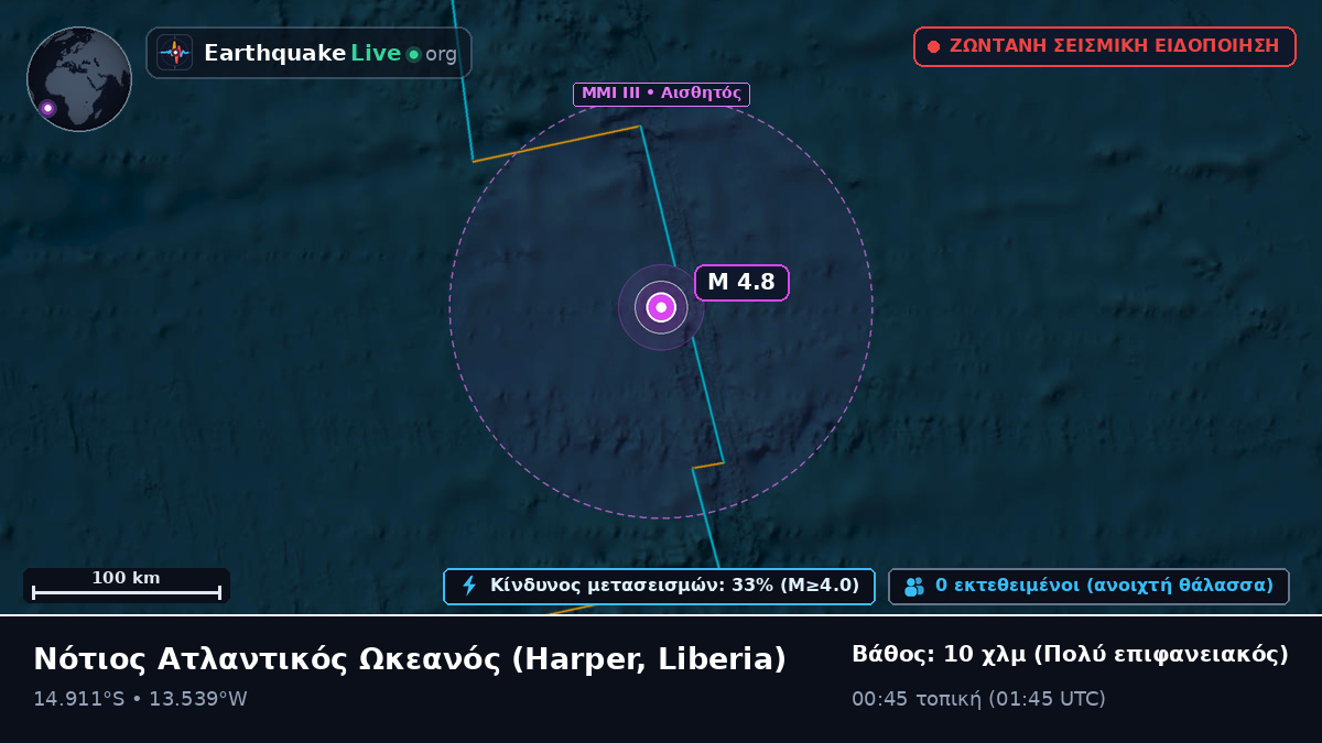 Νότιος Ατλαντικός Ωκεανός (Liberia)