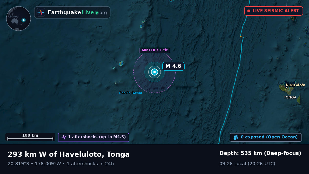 South Pacific Ocean (Tonga)