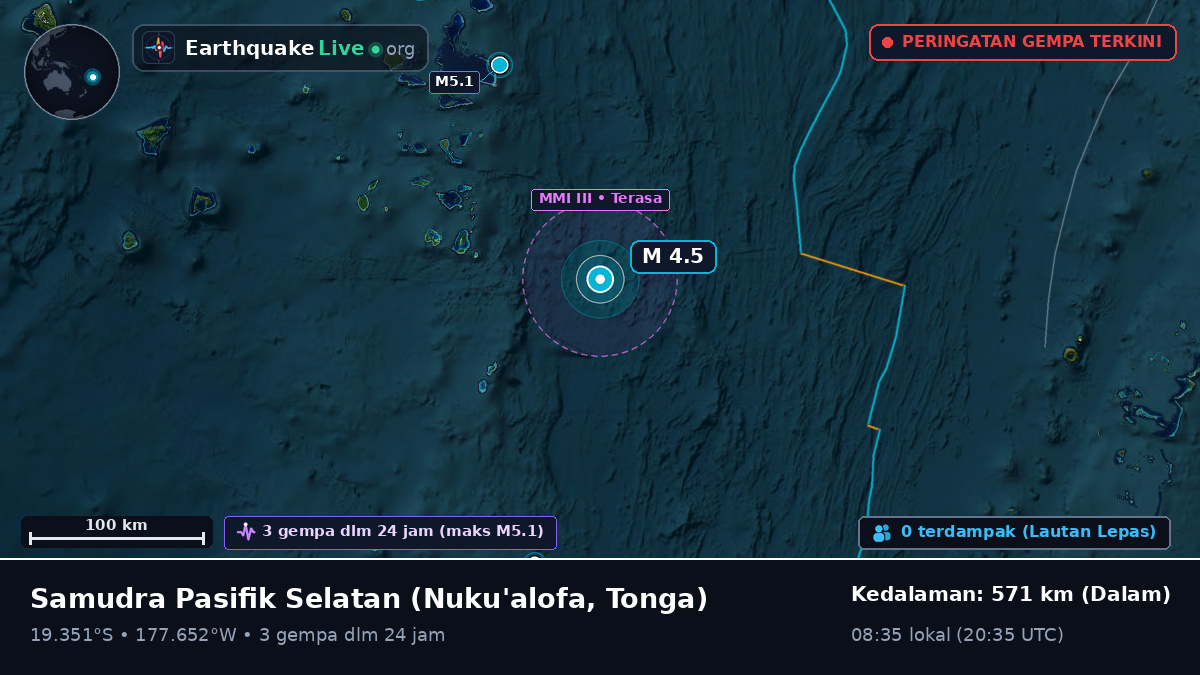 Samudra Pasifik Selatan (Tonga)