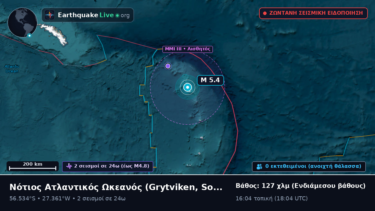 Νότιος Ατλαντικός Ωκεανός (South Georgia and the Islands)