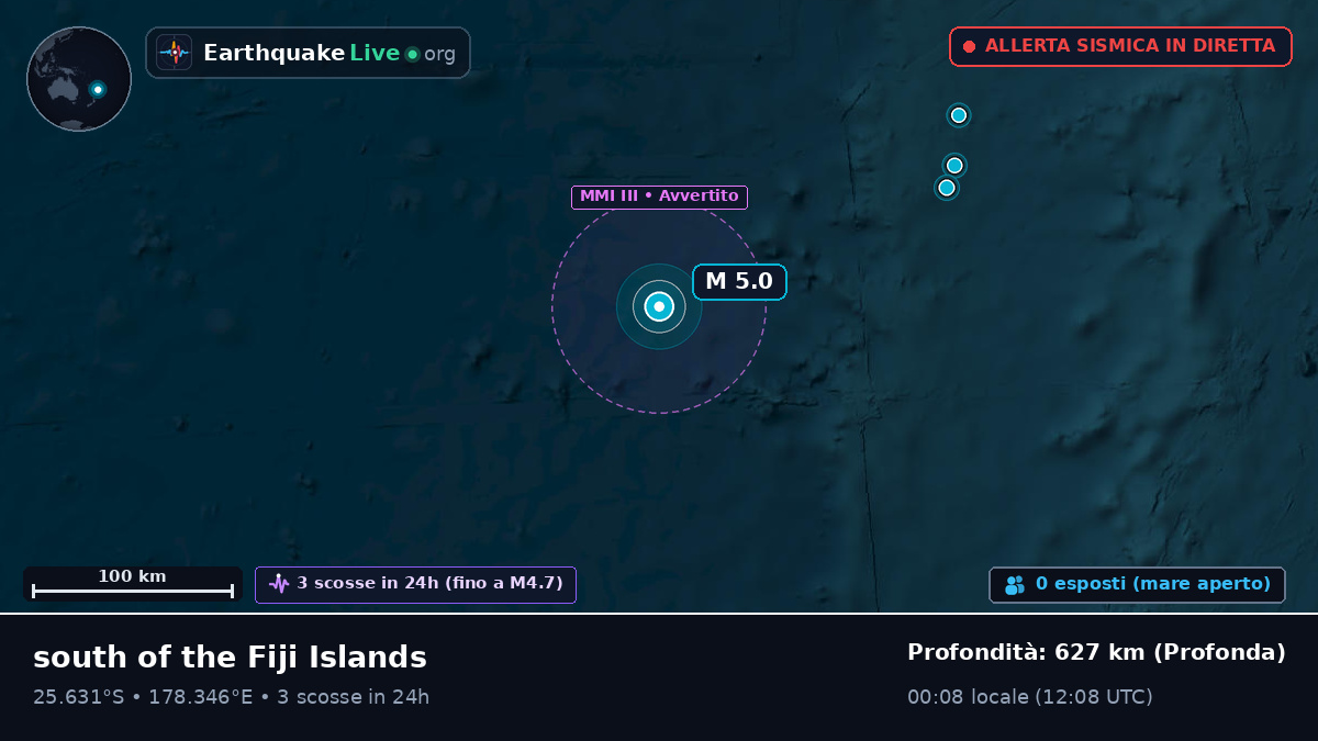 Oceano Pacifico meridionale (Kermadec Islands)