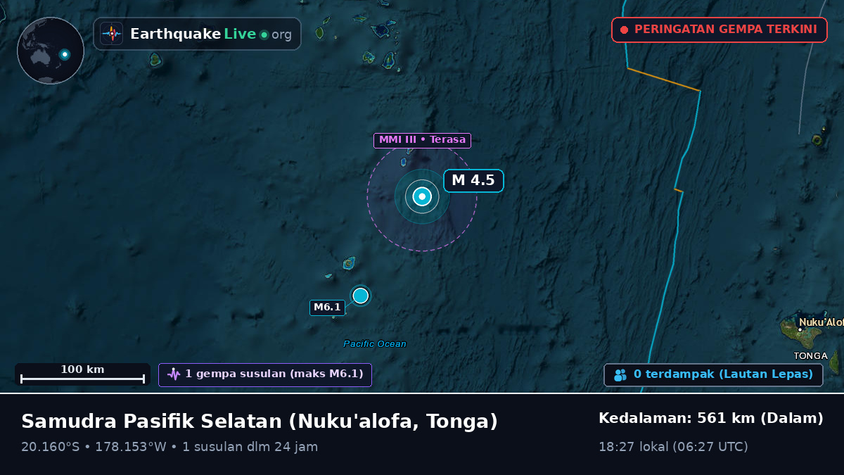 Samudra Pasifik Selatan (Tonga)
