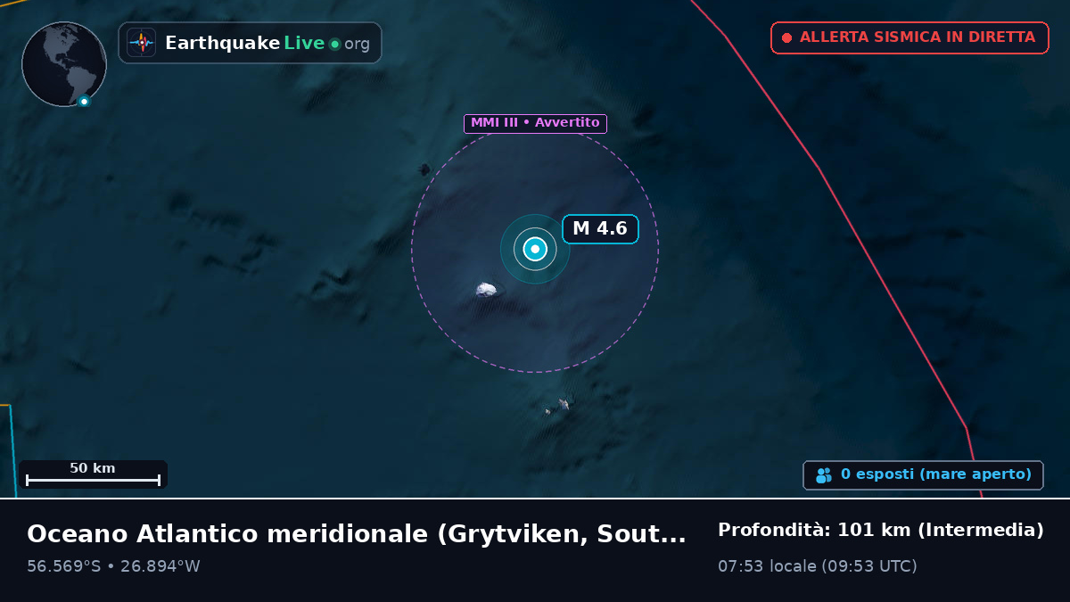 Oceano Atlantico meridionale (South Georgia and the Islands)