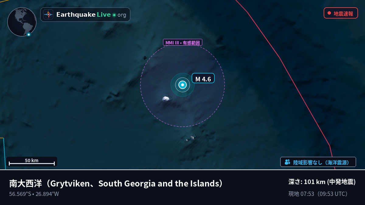 南大西洋 (South Georgia and the Islands)