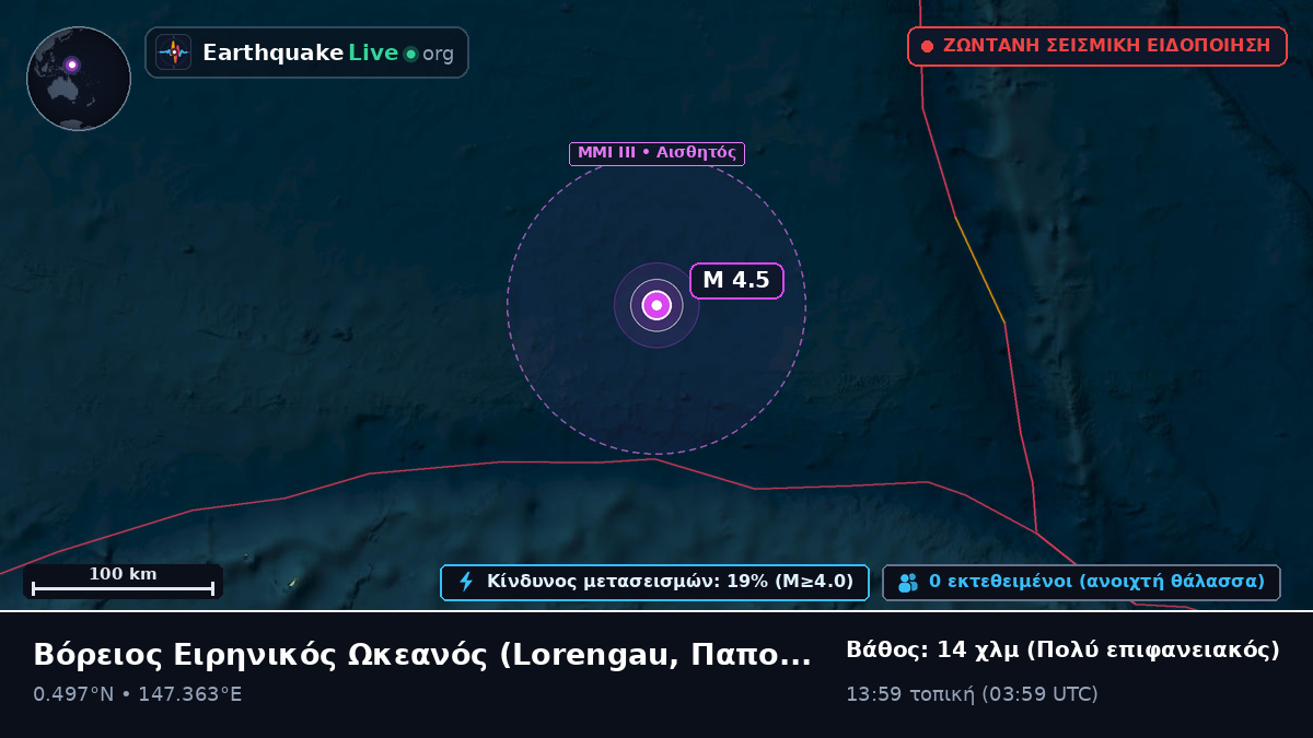 Βόρειος Ειρηνικός Ωκεανός (Παπούα Νέα Γουινέα)