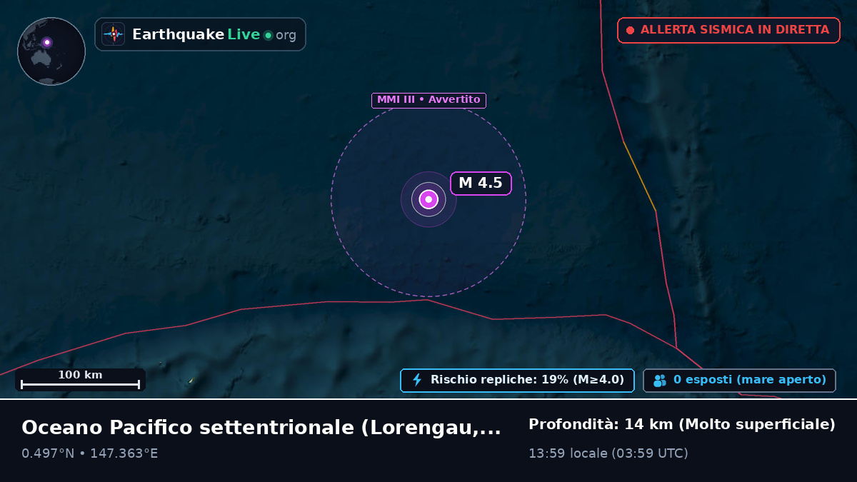 Oceano Pacifico settentrionale (Papua Nuova Guinea)