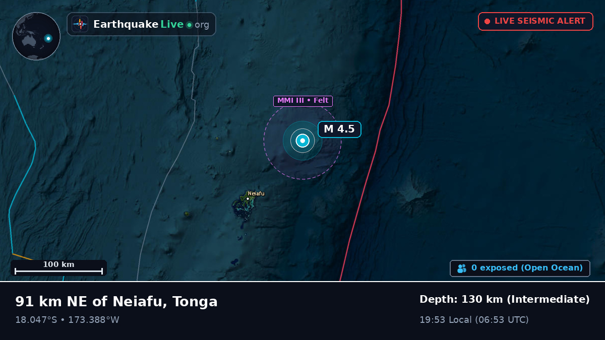 Off the coast of Neiafu, Tonga