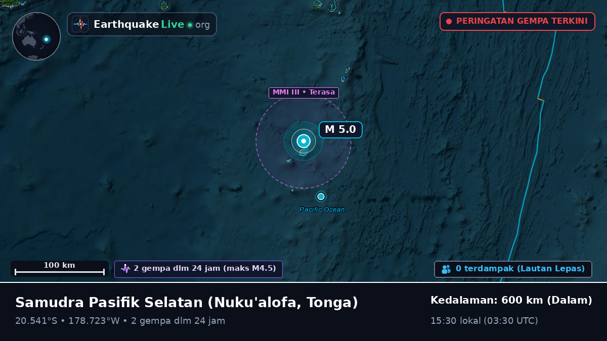 Samudra Pasifik Selatan (Tonga)