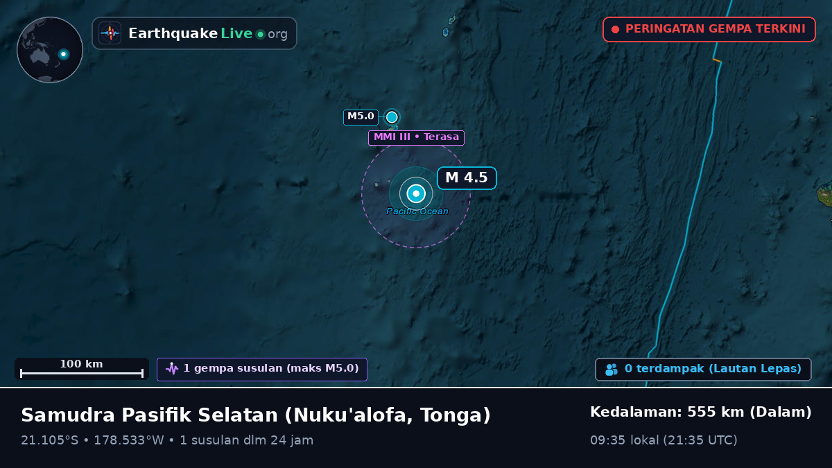 Samudra Pasifik Selatan (Tonga)